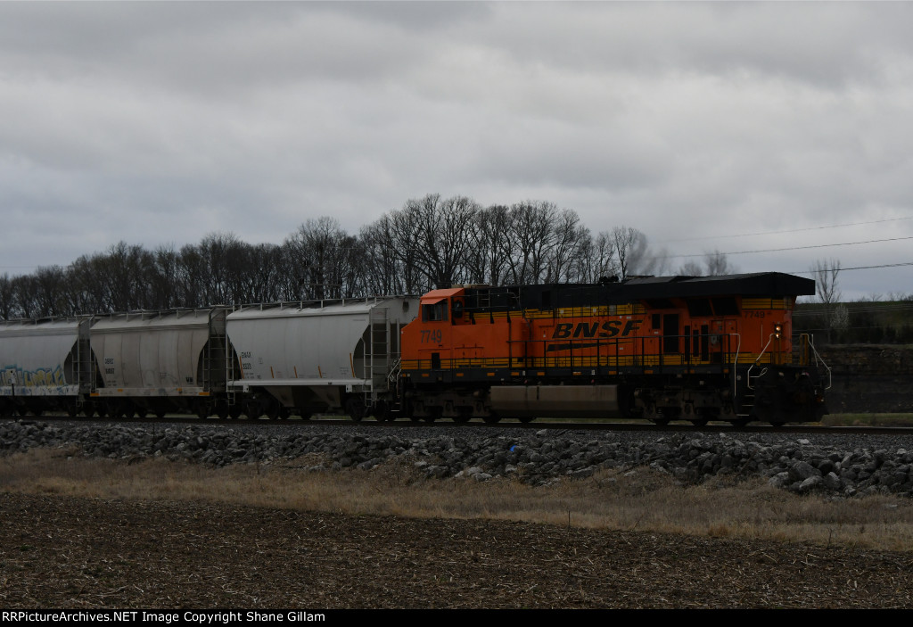 BNSF 7749 Roster shot.